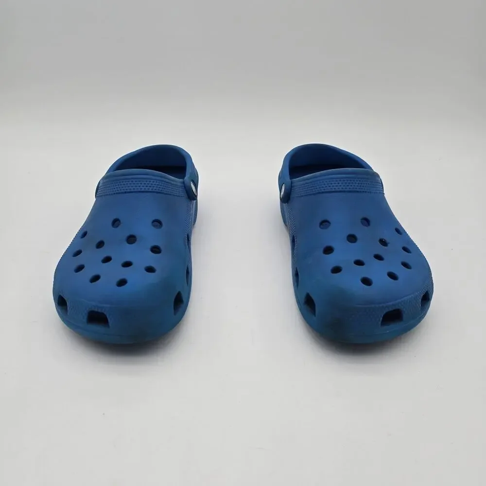 Crocs Sandals Womens 11 Mens Size 9 Blue Shoes Sport Adjustable Classic Cobalt